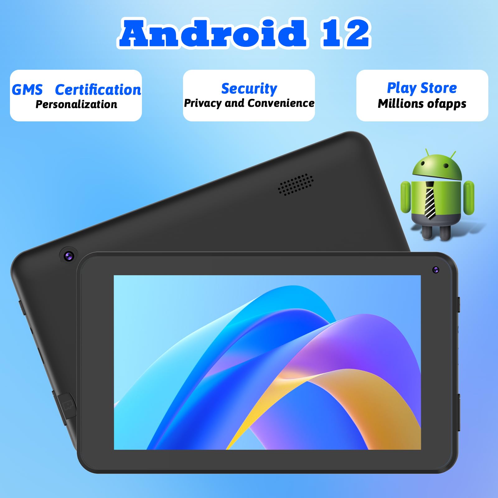 Amazon.com : Android 12 Tablet 7 inch Tablets, 4GB RAM 32GB